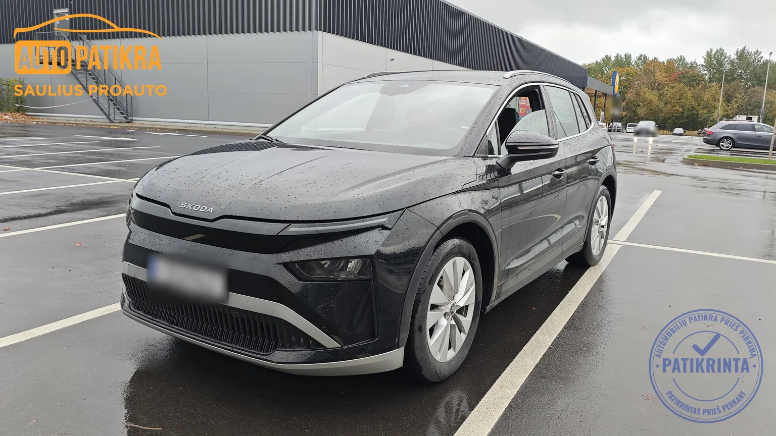 Škoda Elroq 2025 elektromobilio patikra Kaune